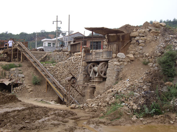 River pebbles sand making production line