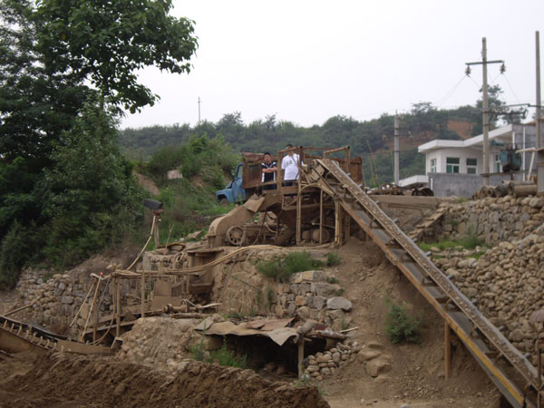 River pebbles sand making production line