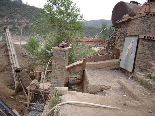 River pebbles sand making production line