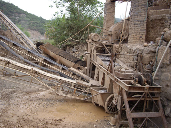 River pebbles sand making production line