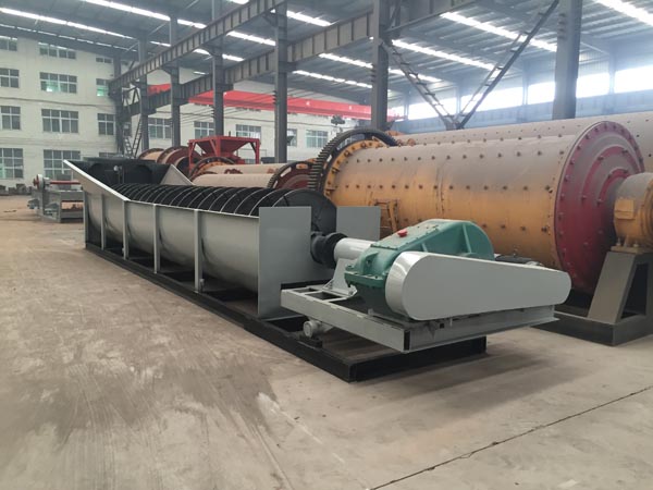 Spiral ore washer