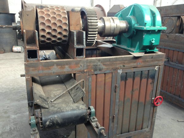 Charcoal briquetting machine