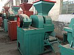 Charcoal briquetting machine